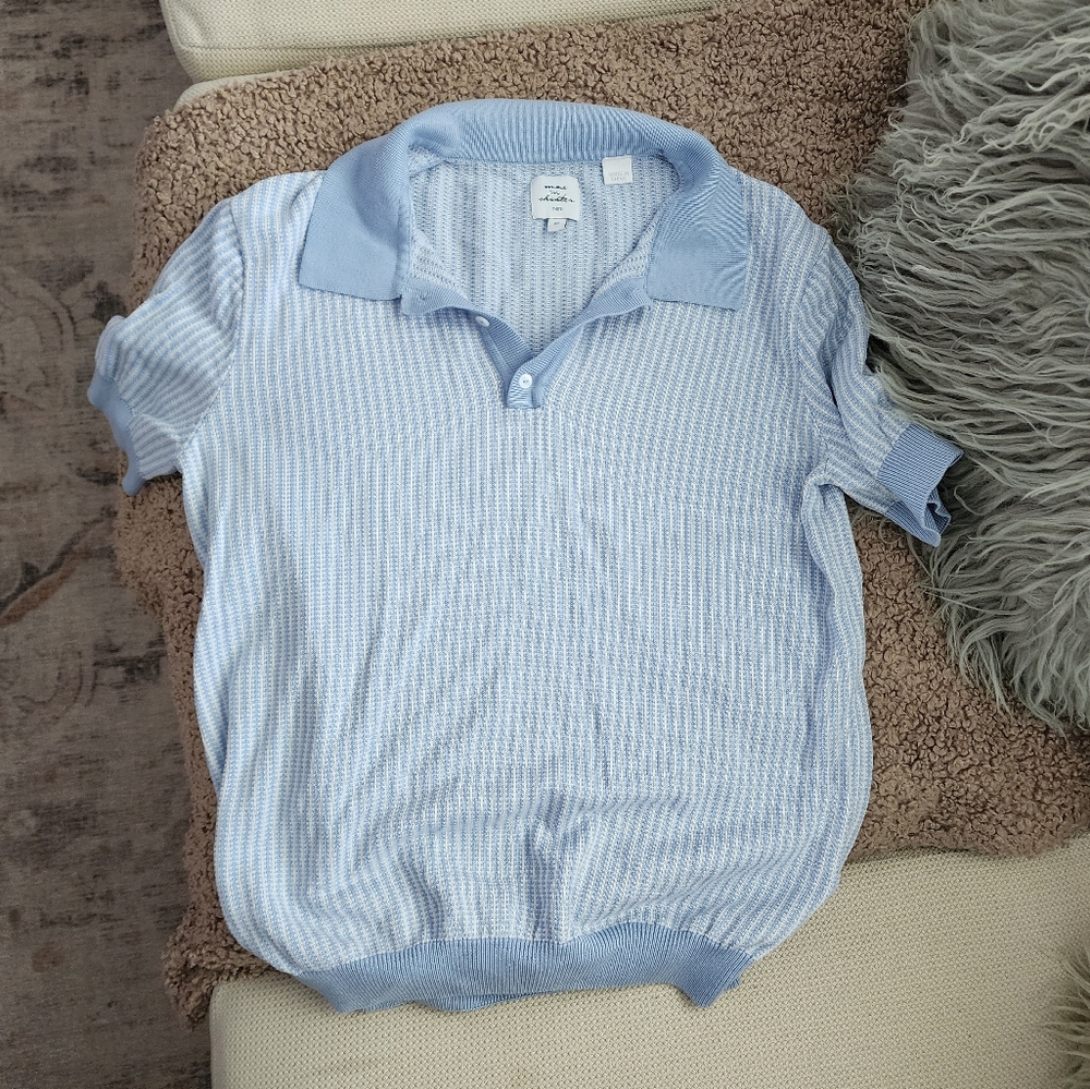 Max 'n Chester Striped Knit Polo - Picture 1 of 6